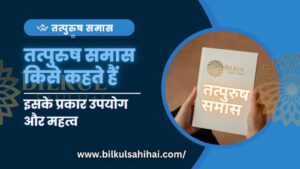 Read more about the article तत्पुरुष समास किसे कहते हैं: क्यों यह हिंदी व्याकरण का महत्वपूर्ण भाग है?